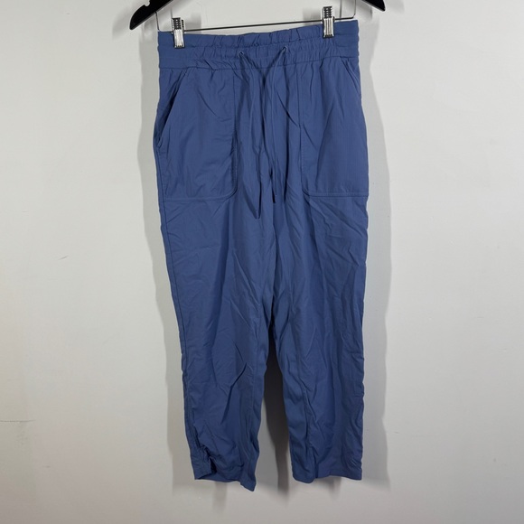 Lululemon Blue Drawstring Jogger Pants Lightweight Athleisure Casual Size 6 - Picture 2 of 11
